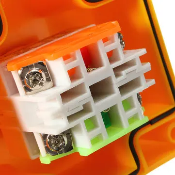 dagua 1no 1nc 10a 660v cabeca vermelha de cogumelo 22mm 05