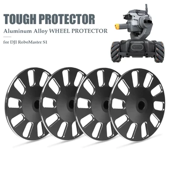 

4Pcs Aluminum Alloy Wheel Protector for DJI RoboMaster S1 RC Robot Smart Boat Parts