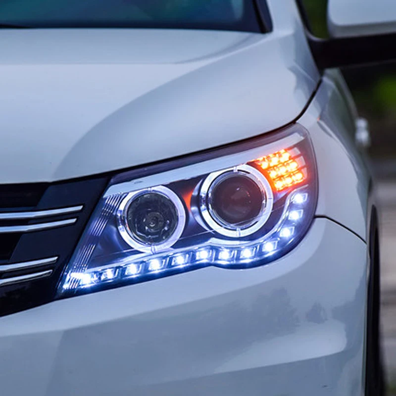 2 шт. светодиодный проектор с биксеноновым объективом для VW Tiguan 2010 2011 2012|Фара авто