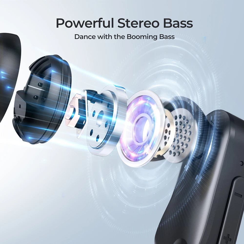 Mpow-fones de Ouvido Solo sem Fio Fone de Ouvido Esportivo com Bluetooth Gancho para Microfone Tempo de Reprodução de 28 Ipx7 à Prova D'água para Corrida Flame Horas - Image 2