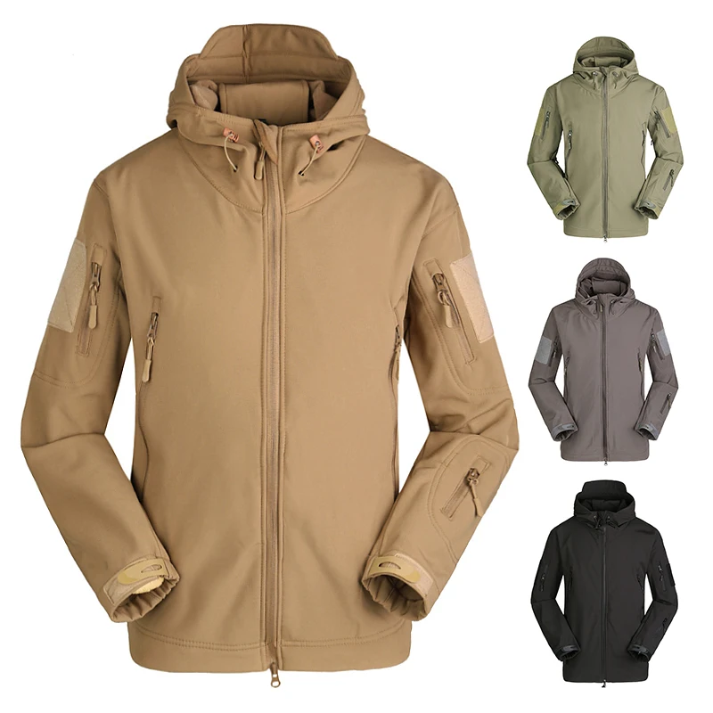 

New Military Tactical Coat Outdoor Winter Soft Shell Hiking Jacket Men Army Sportswear Thermal Hunt Hiking Sport Jackets