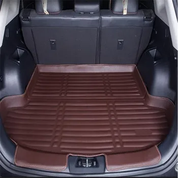 

Car styling 3D three-dimensional PU tail box protective carpet pad trunk luggage pad for Volvo xc90 2016-2020