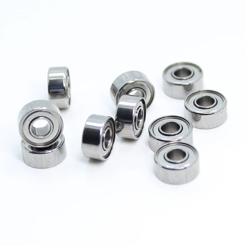 R2-5ZZ Bearing ABEC-1 10PCS 1/8x5/16x9/64 inch Miniature R2-5 ZZ Ball Bearings For RC Models