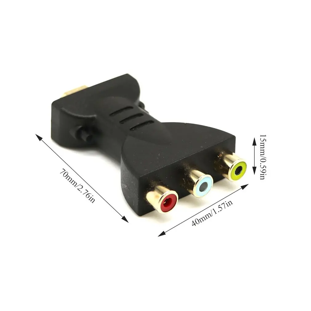 AV цифровой сигнал HDMI в 3 RCA аудио адаптер компонентный преобразователь видео аудио адаптер AV компонентный преобразователь дропшиппинг Горячий