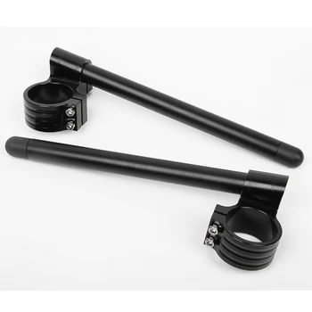 

CNC Motorcycle Handlebar Raised Higher Clip Ons 33 35 37 41 43 45 46 48 50 51 53 54 MM Clip On Clamp Fork Handle Bar Moto