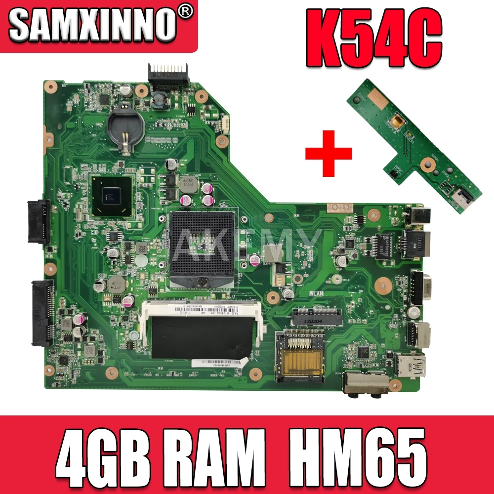 Для Asus K54C X54C K54Ly K54hR материнская плата для ноутбука REV: 2 1 100% протестированная
