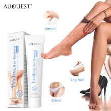 AuQuest крем для удаления волос нежный Эпилятор безболезненный депилятор крем для подмышек ног бикини линия удаления волос WaxUnisex 45 г