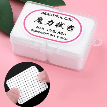 

180Pcs/Box Lint-Free Nail Polish Remover Cotton Wipes UV Gel Tips Remover Cleaner Paper Pad Nails Polish Cleaning Manicure Tools