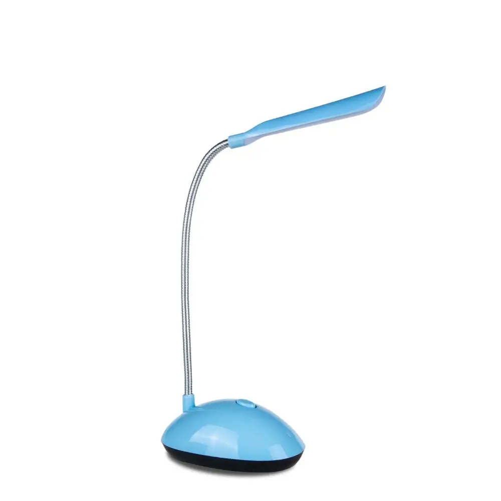 EeeToo мини-Ночной светильник, детский светодиодный светильник, прикроватный ночник с питанием от батареи, защита глаз, настольная лампа, светодиодный светильник для книг - Испускаемый цвет: blue