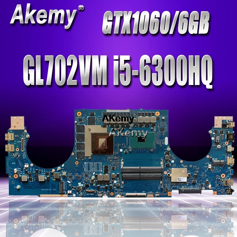  GL702VM Motherboard For ASUS GL702VMK GL702VML GL702VM laptop Motherboard GL702VM Mainboard i5-6300
