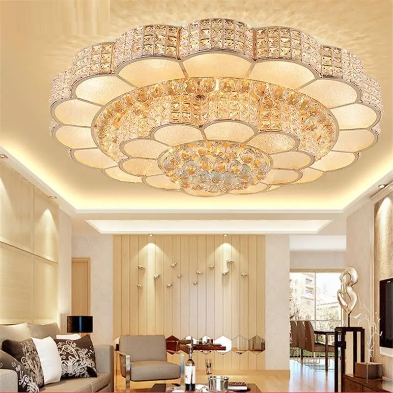 Plafonnier Moderne Colgante Moderna потолок Plafoniera Lampara Techo Luminaria де Teto Кристалл Plafondlamp светодиодный потолочный светильник