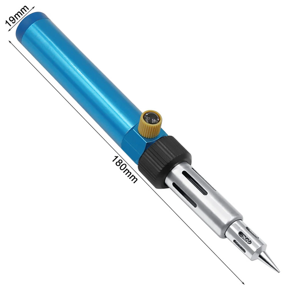 

New Adjustable Temperature Gas Soldering Iron Cordless Welding Pen Burner Butane Blow Torch Solder Iron Hot Air Gun