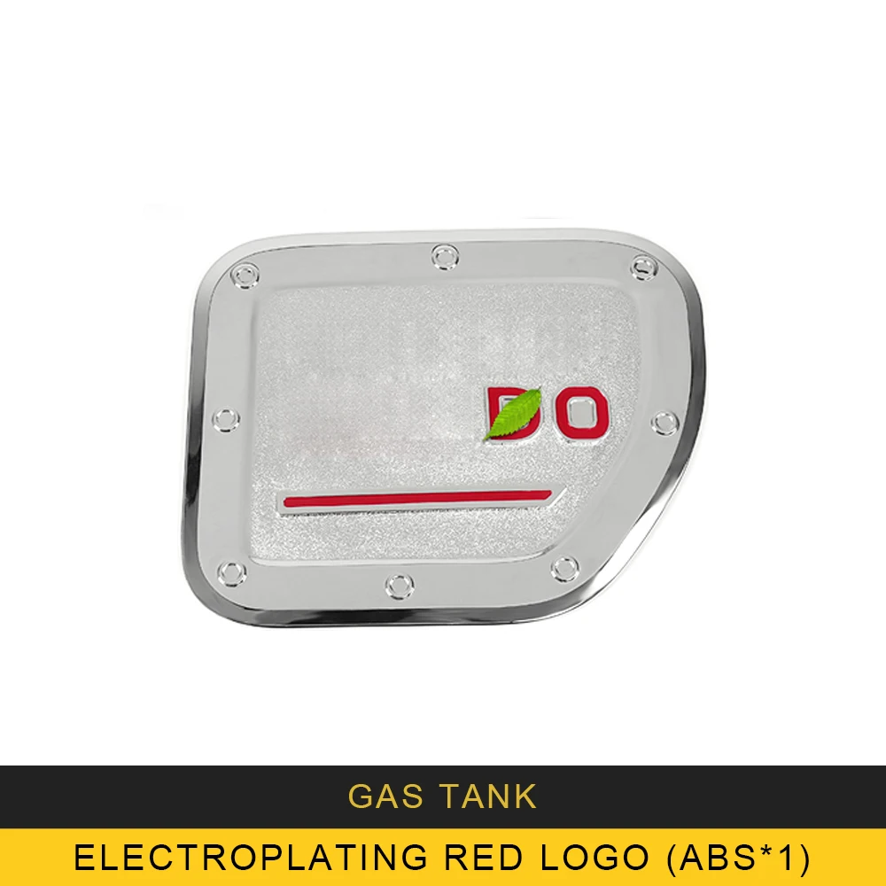 Electroplating red Carманго для Toyota Land Cruiser Prado 150 2010- Автомобильный газовый топливный бак крышка Накладка рамка наклейка внешние аксессуары - Название цвета: Electroplating red