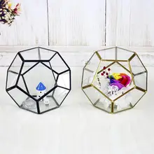 DIY Домашний офис свадебное украшение необычная стеклянная витрина Геометрическая суккулентная ваза стеклянный контейнер
