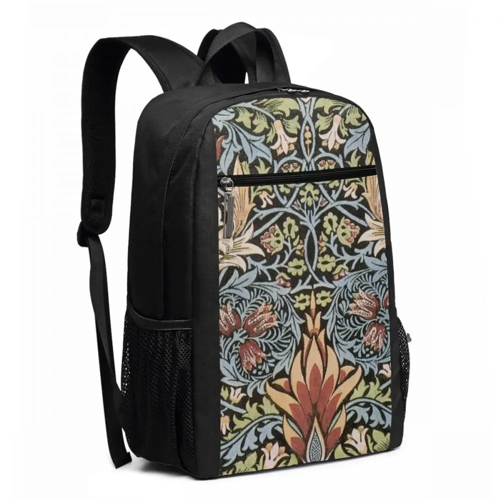 Тканевый рюкзак с изображением Вильяма Морриса, тканевые рюкзаки, сумка-шоппер высокого качества, многофункциональные сумки