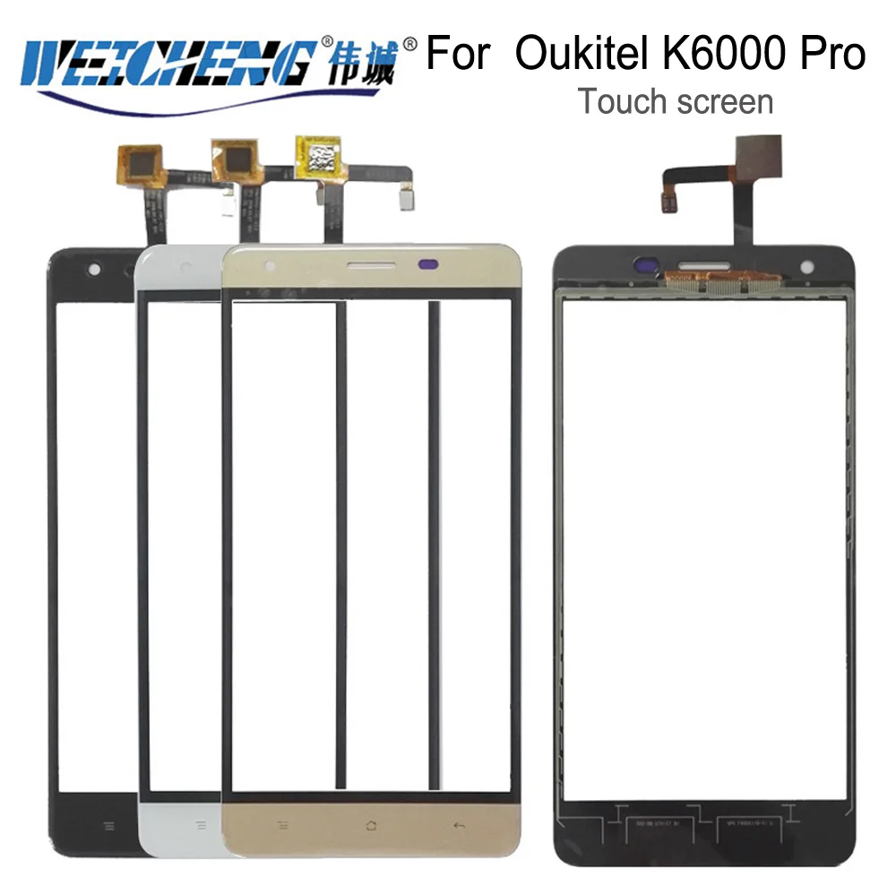 Weicheng ため Oukitel K6000 プロタッチスクリーンパネル完璧な修理部品 K6000 プロとデジタイザの交換 Glass Digitizer Glass Forscreen Digitizer Aliexpress