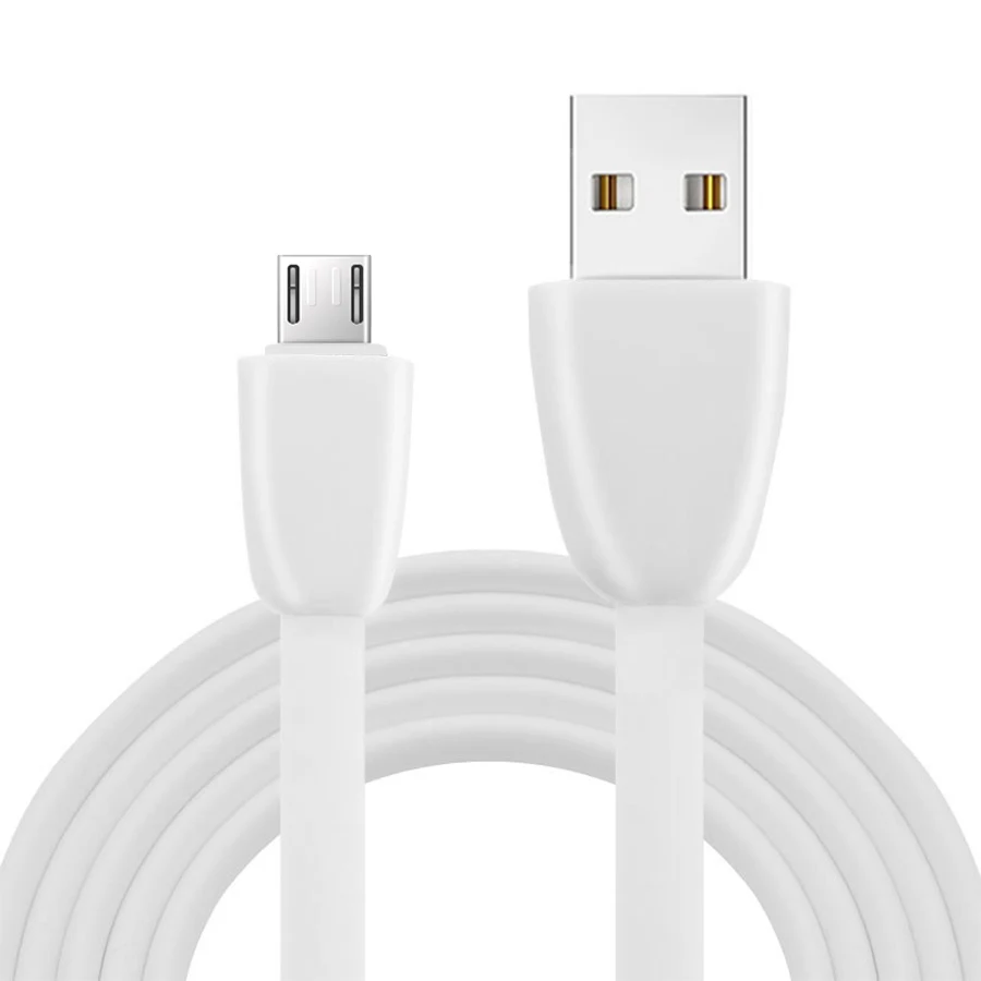 PINZHENG 1 м Micro Usb быстрый заряд кабеля USB кабель для передачи данных для samsung Xiaomi Android мобильный телефон USB удлинитель зарядка кабелей шнур - Цвет: White