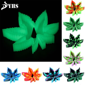 

Heat resistant Silicone Leaf portable Ashtray for car ashtray home Decorative Tray for Cigarette Ashtrays