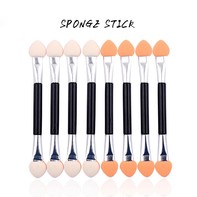 10pcs/pack Eyeshadow Applicator Pro Sponge Double Ended Make Up