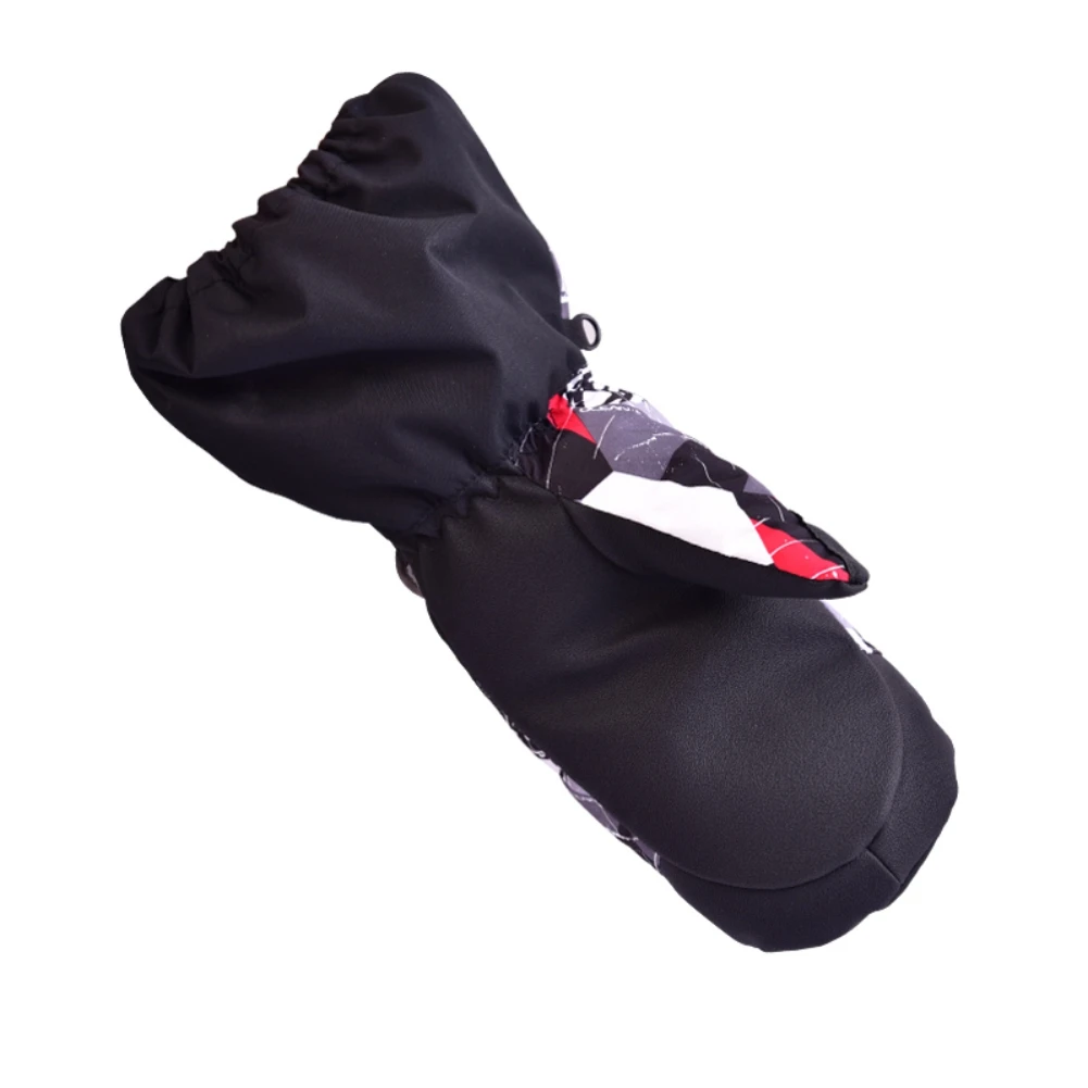 Children Warm Windproof Skiing Gloves Boys Girls Anti-slip Winter Snow Snowboard Gloves Outdoor Riding Mitten Gloves 4