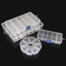 8/10/15/24/28/36 Отсек Ящик для рыболовных снастей с приманкой в виде рыбы крюк приманки Пластик держатель для хранения квадратный чехол Pesca рыболовные принадлежности