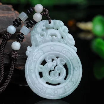 

Natural Burmese jade when running pendants men's and women's A goods jade pendant jade jade pendant