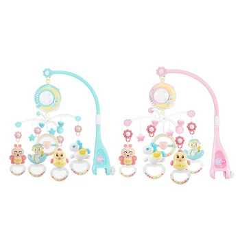 

Baby Rattles Crib Mobiles Toy Holder Rotating Crib Mobile Bed Musical Box Projection 0-12 Months Newborn Infant Baby Boy Toys