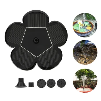 

7V 1.5W Solar Fountain Pump Watering Kit Power Solar Pump Pool Pond Submersible Waterfall Floating Solar Panel Water Fountain