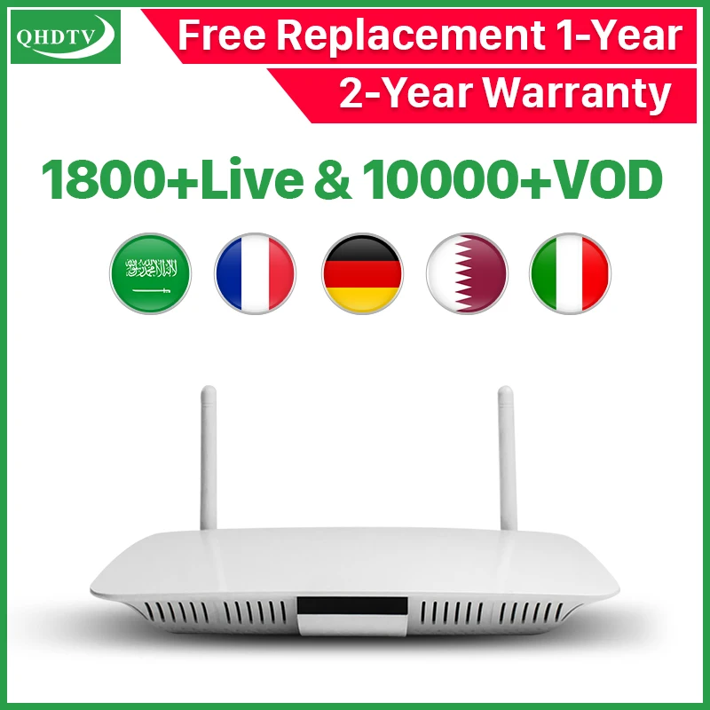 IP tv Франция приставка Q1404 Android 8,1 ТВ приставка с 1 год QHD tv подписка IP tv Франция арабский бельгийский голландский Tunisia IP tv