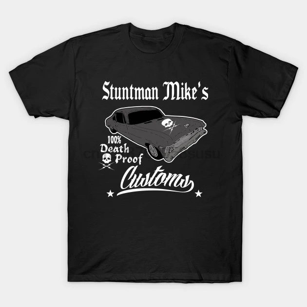 Men tshirt Stuntman Mike's Customs Movies T Shirt Printed T-Shirt tees top | Мужская одежда