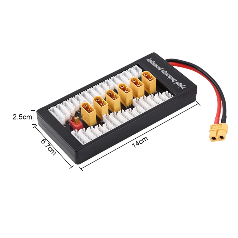 Параллельная сбалансированная зарядная плата Multi 2S 6S Lipo Разъем XT60 для зарядного