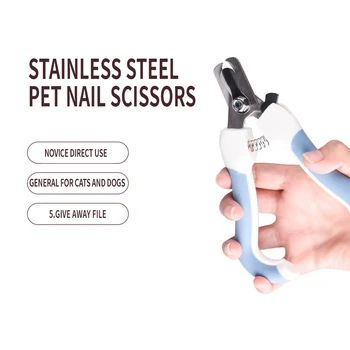 

Professional Pet Cat Dog Nail Clipper Cutter Stainless Steel Grooming Scissors Clippers Claw Nail Scissors with Lock