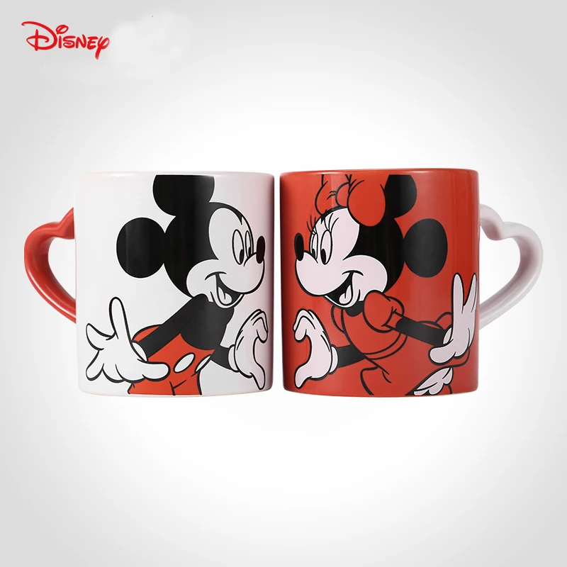 250mL-Disney-Mickey-Minnie-Mouse-Cartoon-Water-Cup-Ceramic-Love-Couple-Mug-Home-Office-Collection-Cup