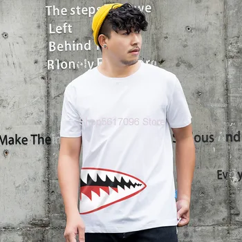 

Short Sleeve Male Trend Loose T Shirt Big Size Men's Wear Fat Man T Shirt Men Student Top