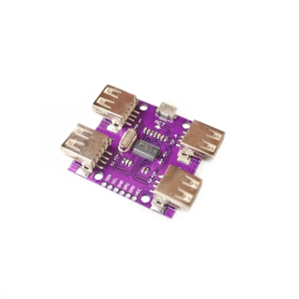 CJMCU-204 USB 2 0 HUB 4-портовый модуль контроллера высокая скорость DC 5V 500mA | Электроника
