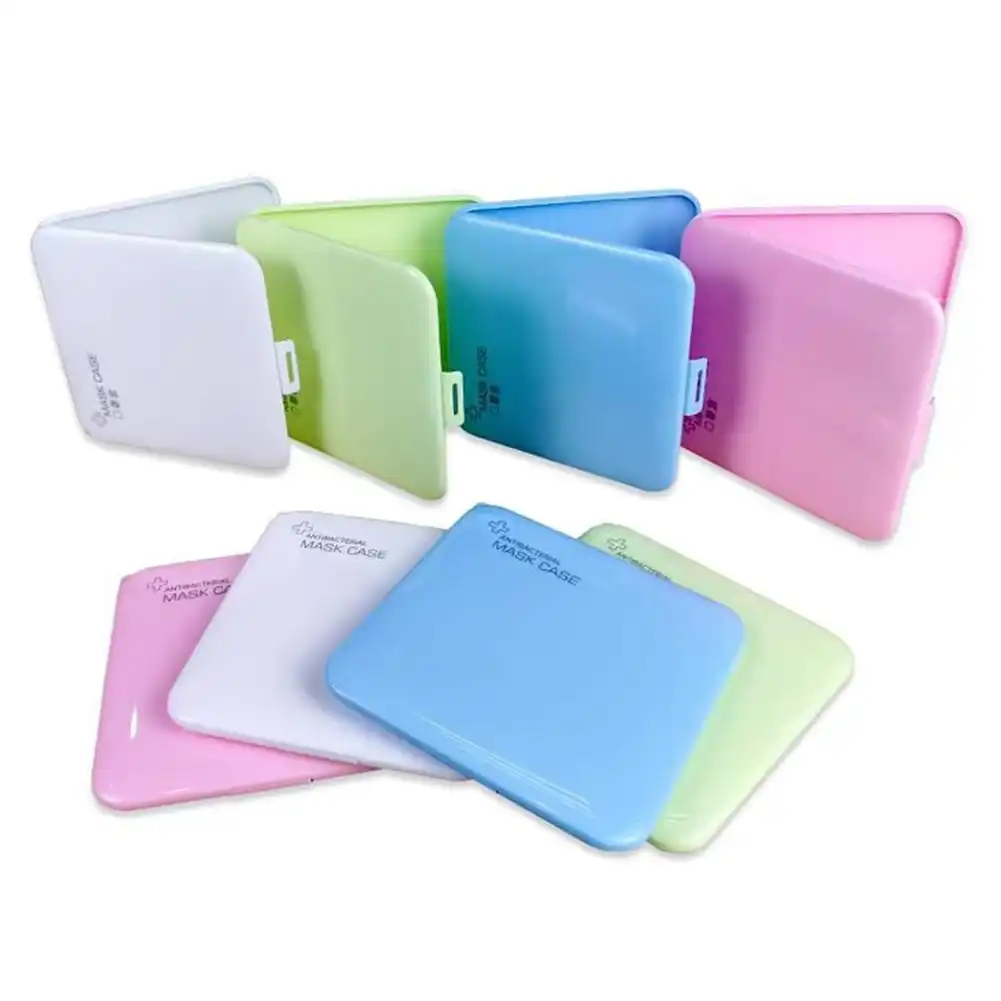 KN95 Mask Storage Case Disposable Mask Storage Box N95 Portable Mask