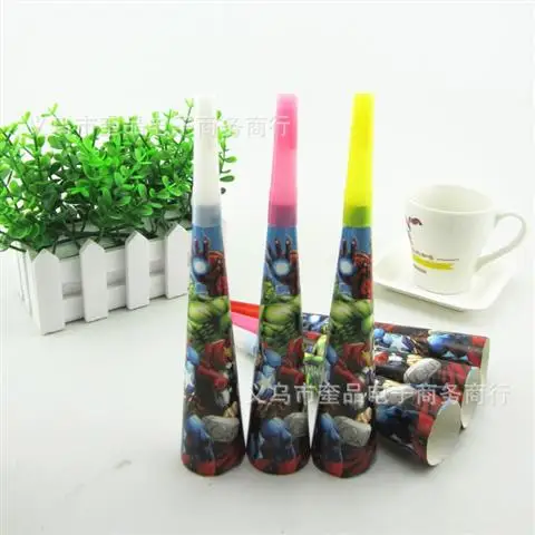 Horn-6pcs 10 шт. салфетки «мстители» на день рождения, настольный чехол с изображением Капитана Америки, баннеры для душа для детей, сувениры для мальчиков, чашки с изображением Железного человека, тарелки - Цвет: Horn-6pcs