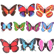 Красочная бабочка садовый орнамент цветочный горшок растительный Декор Бабочка w/Stick