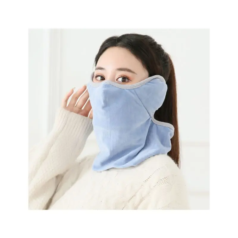 

Unisex Winter Cold Masks Warm Scarf Children Windproof Ear Protection Mask Neck Scarf X5XC
