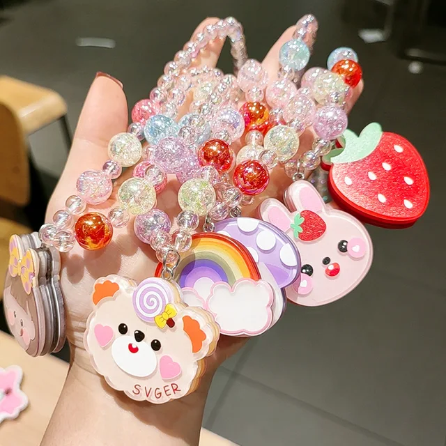 Pretend Toy Children Jewelry Necklace Bracelet Ring Hairpin Gift Box Girl Children Toy 4