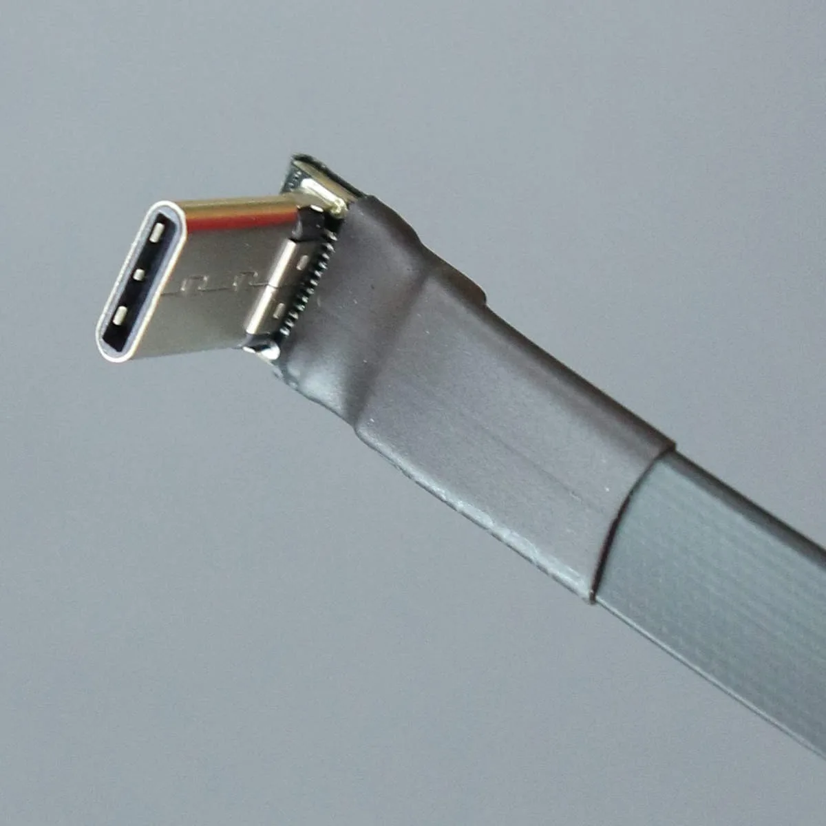 USB 3.1 Type C To Type C Extension Cable 90 Degree FPC FPV Ribbon Flat USB Cable 3A 10Gbps EMI Shielding Short Gen2x1 10g