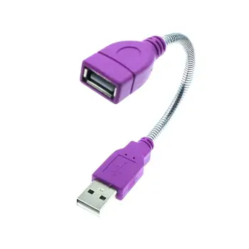 

USB 2.0 A male to A female extension flexible metal bracket cable 0.15m computer phone data extension cable