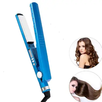 

Nano Titanium Flat Iron Hair Straightener, Heats Up Instantly, A High Heat of Dual Voltage