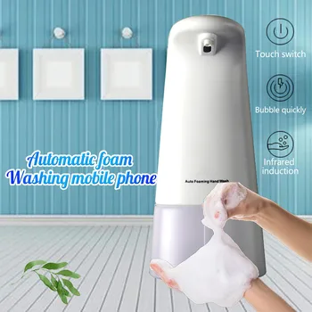 

Automatic Foam Soap Dispenser induction Soap Dispenser Household Washing Hand Washer Soap Dispenser For Bathroom Kitchen 300ML
