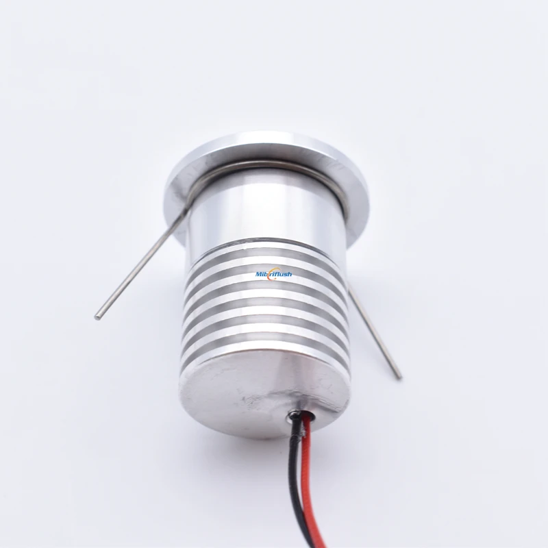 Lâmpada do Teto Mini para Baixo a Luz à Prova Recesso Levou D32mm 30 Graus Dimmable 4 Pçs - Lote d' Água 350 Lumen Branco Quente 4w 12v Ip65 7 Luzes e Iluminação