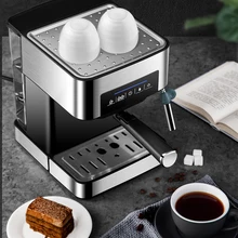 1.5L итальянская Эспрессо-Кофеварка, электрическая кофемашина, капучино, вспениватель молока, пенообразователь высокого давления, Паровая 20 бар, 220 В