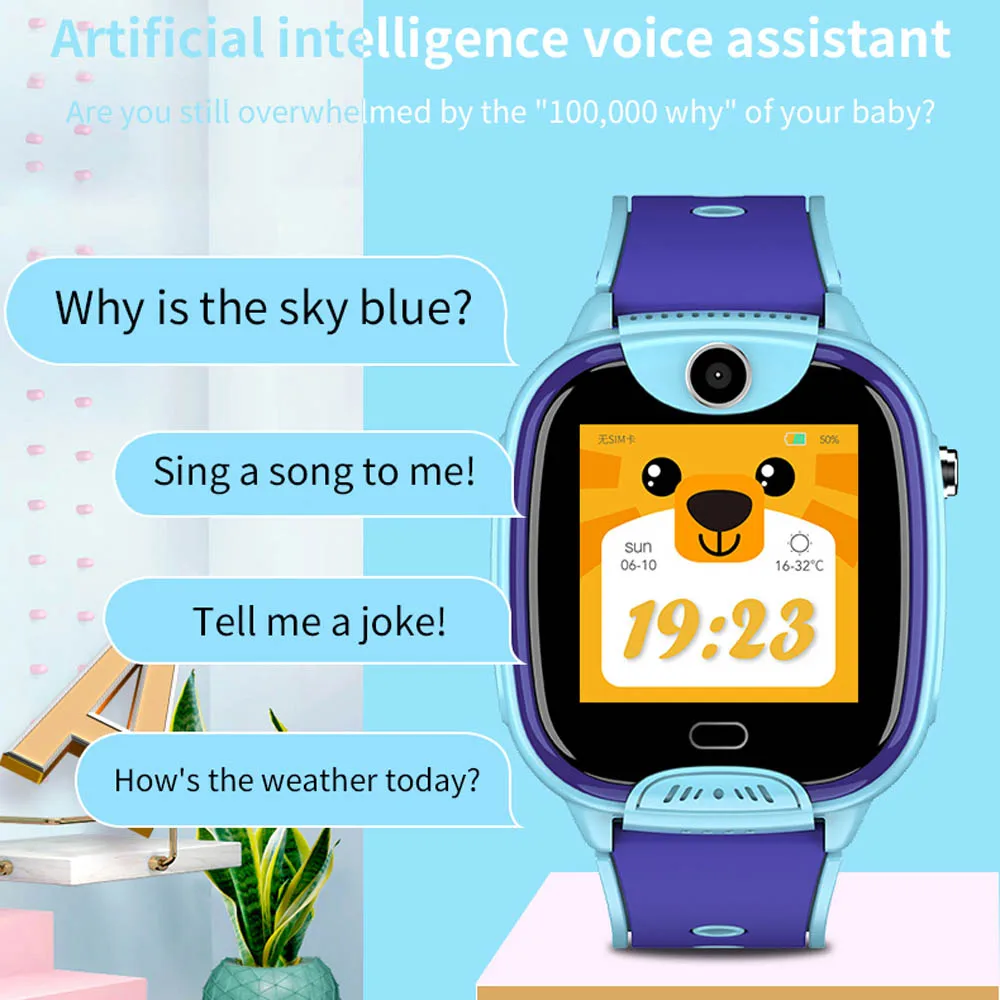 Детские Смарт-часы с gps трекером, IP67, водонепроницаемые, 670 мА/ч, с большим аккумулятором, HD, для видеозвонков, защита для безопасности, детские часы PK Q528 Q90