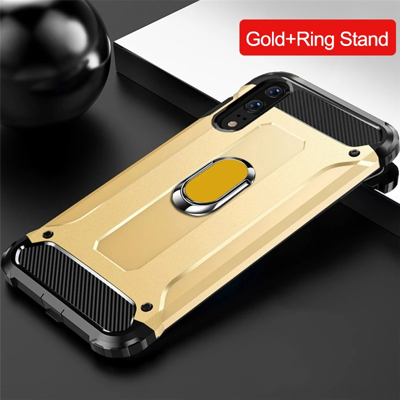 Gold-ring stand set Подставка с магнитным кольцом чехол для телефона для huawei P30 P20 Pro lite P10 P9 P8 рlus Lite Коврики 10 20 Pro lite X 8 9 Nova 3E 4E чехол для телефона - Цвет: Gold-ring stand set