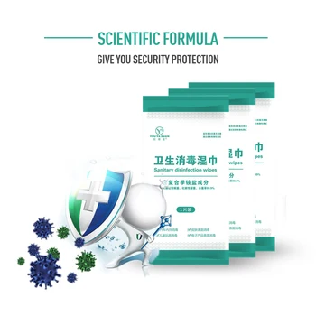

10pcs/bag Disposable Non-woven Wipes Antiseptic Pads Home Office Cleaning Wet Wipes Swabs Health Skin Care Tissue Bag Hot Sale!