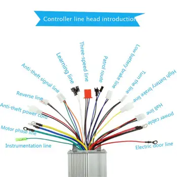 

36-48V 1500W Brushless Motor Controller For E-bike Scooter Electric Bicycle D5BD